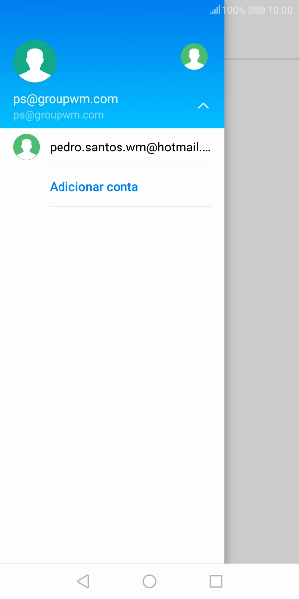 Prima a conta pretendida.