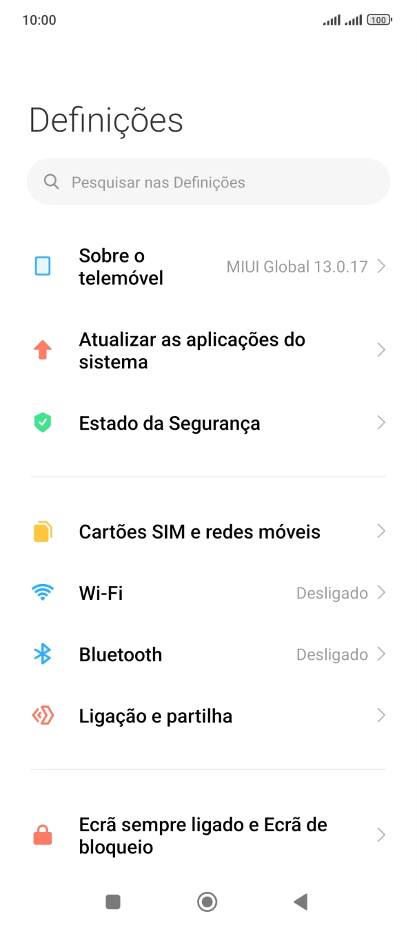 Prima Sobre o telemóvel.