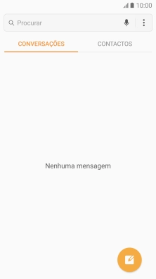 Prima o ícone de nova mensagem.