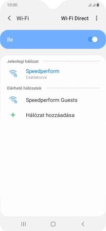 A befejezéshez, és ahhoz, hogy visszatérhess a főképernyőhöz, nyomd meg a főgombot.