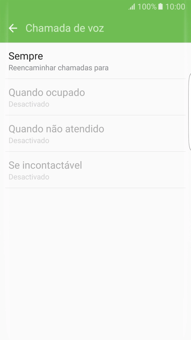 Prima a tecla de início para terminar e voltar ao ecrã inicial.