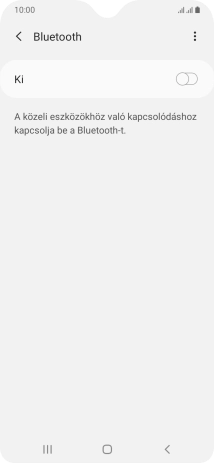 Kattints a csúszkára a funkció bekapcsolásához.