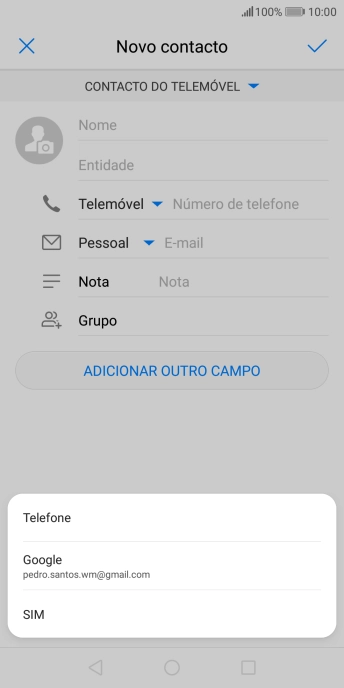 Prima Número de telefone.