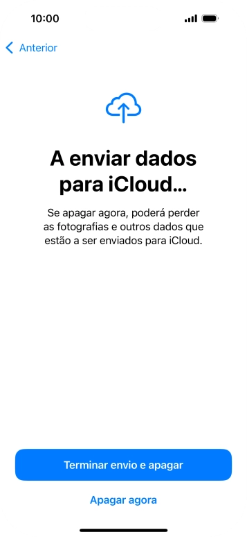 Prima Apagar agora.