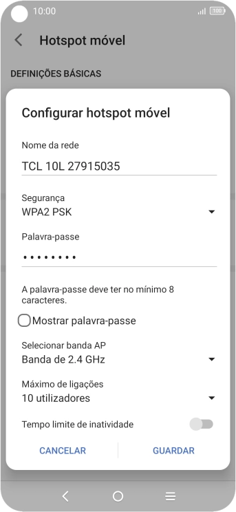 Prima o campo sob 