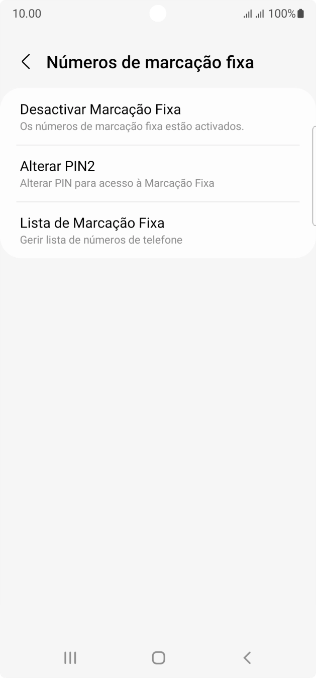Prima Desactivar Marcação Fixa.