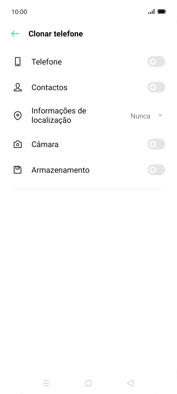 Prima a lista suspensa junto a 