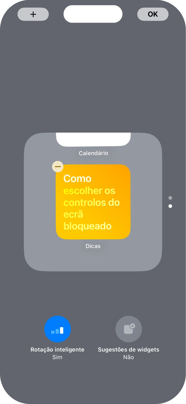 Prima Rotação inteligente para ativar ou desativar a função.