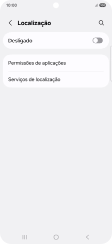 Prima o indicador para ativar ou desativar a função.