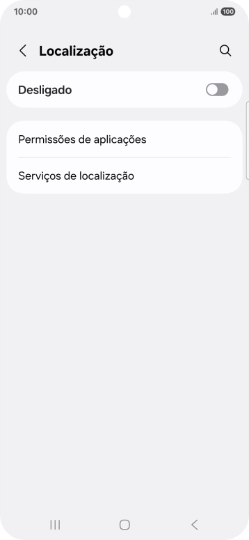 Prima o indicador para ativar ou desativar a função.