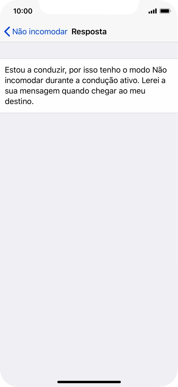 Para voltar ao ecrã inicial, deslize o dedo de baixo para cima a partir da base do ecrã.