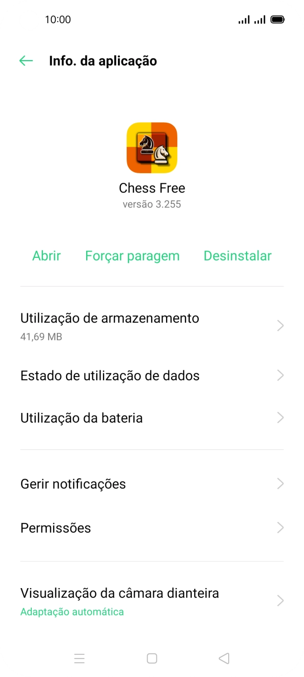 Prima Utilização de armazenamento.