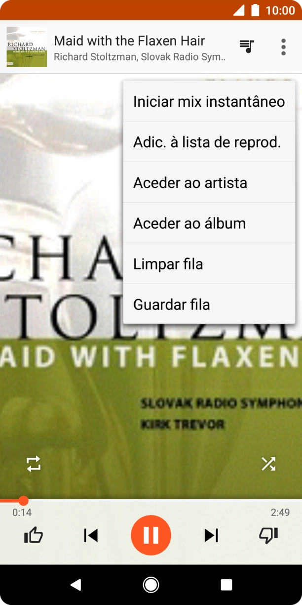 Prima Adic. à lista de reprod..