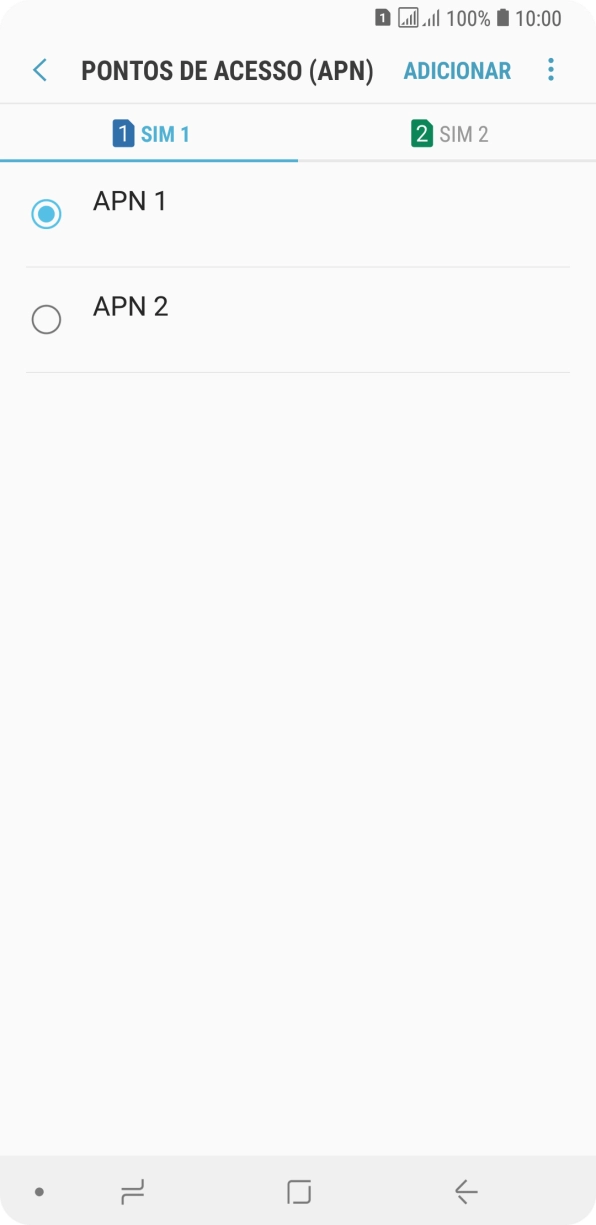 Prima o campo junto à ligação de dados para a ativar.