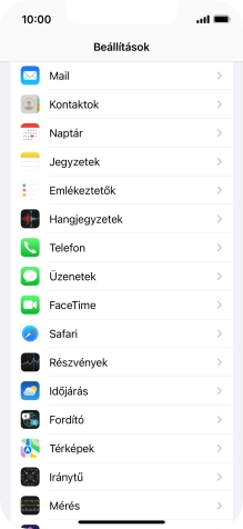 Válaszd a Telefon lehetőséget.