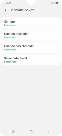 Prima a tecla de início para terminar e voltar ao ecrã inicial.