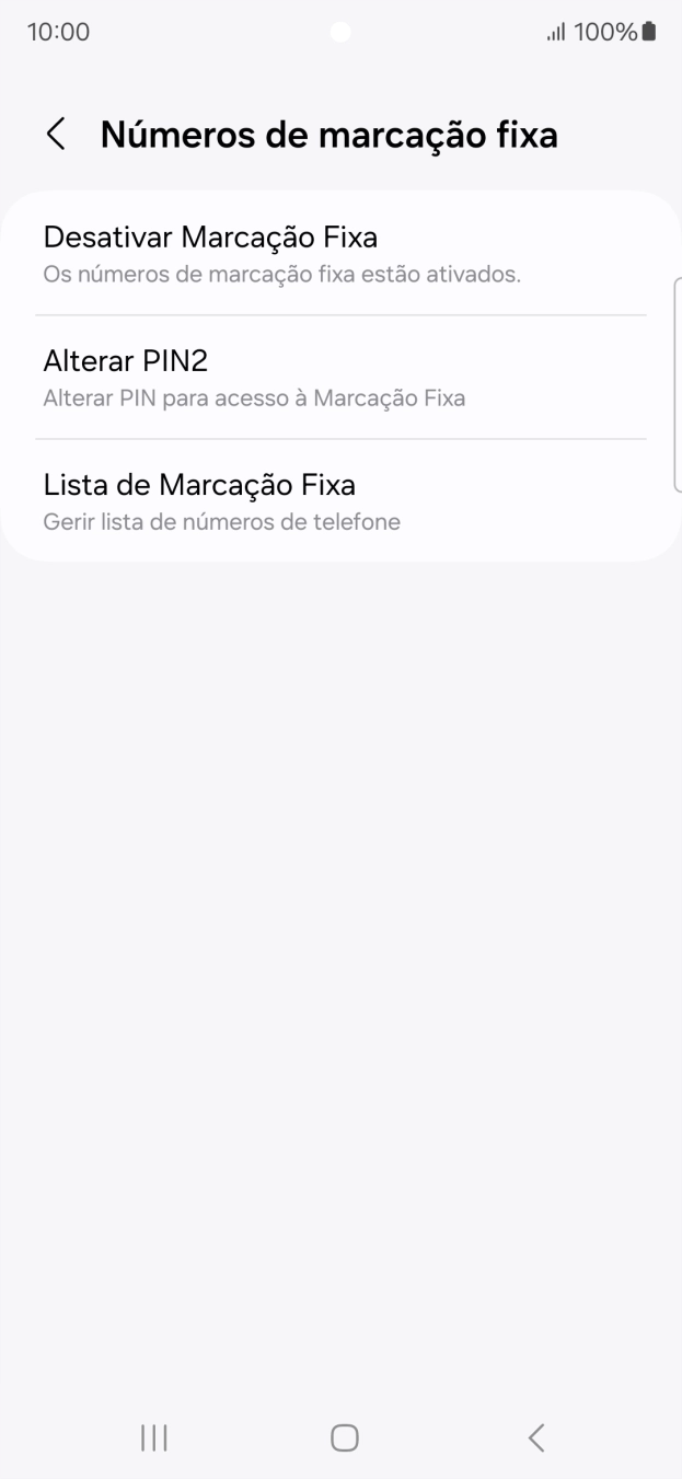 Prima Desativar Marcação Fixa.