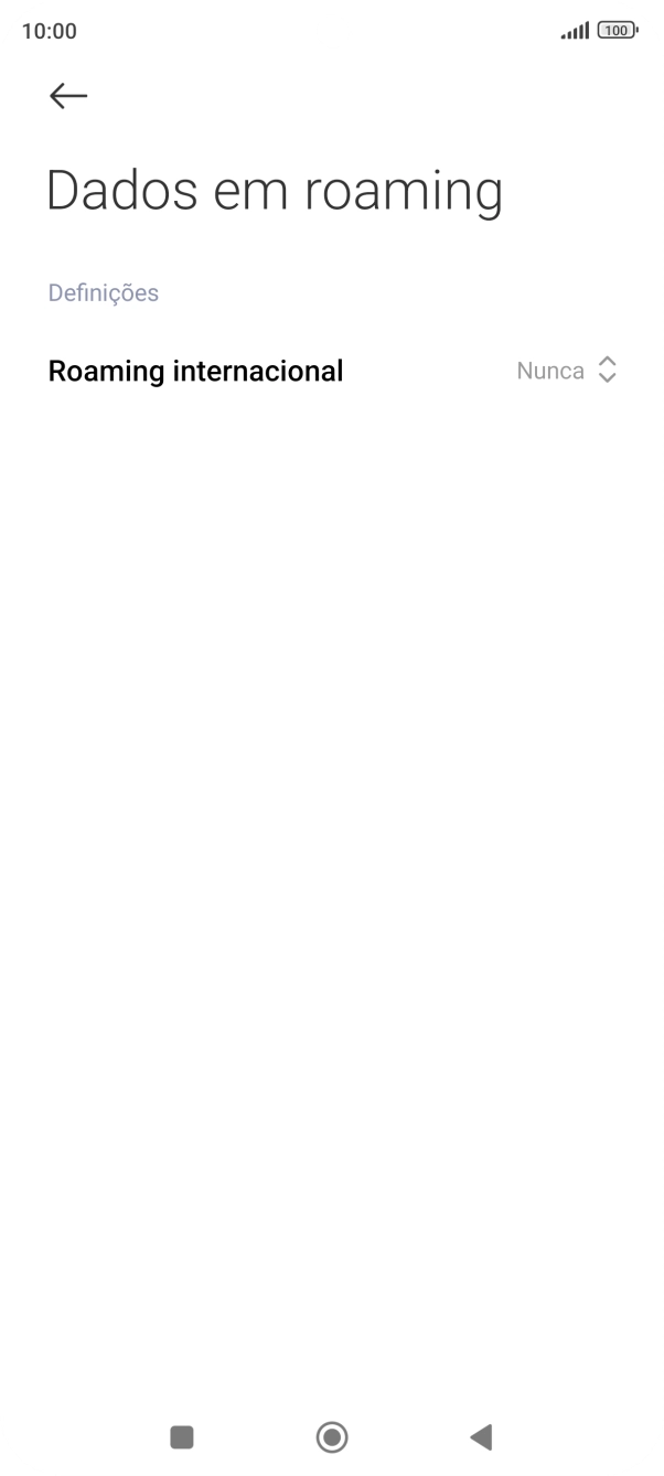 Prima a lista suspensa junto a 