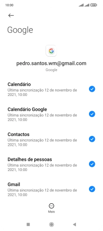 Prima a tecla de início para terminar e voltar ao ecrã inicial.