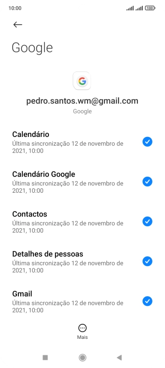 Prima a tecla de início para terminar e voltar ao ecrã inicial.