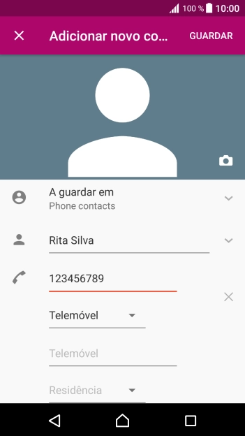 Prima GUARDAR.