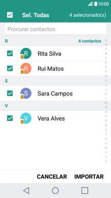 Prima IMPORTAR.