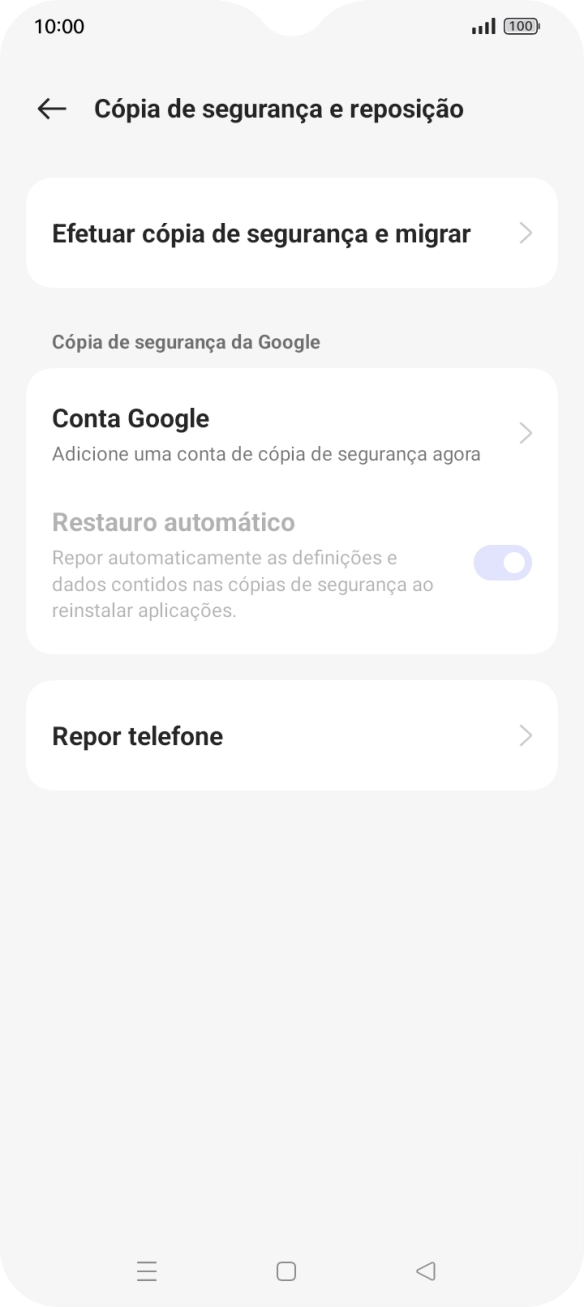 Prima Repor telefone.