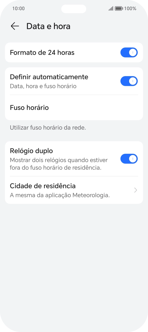 Para voltar ao ecrã inicial, deslize o dedo de baixo para cima a partir da base do ecrã.