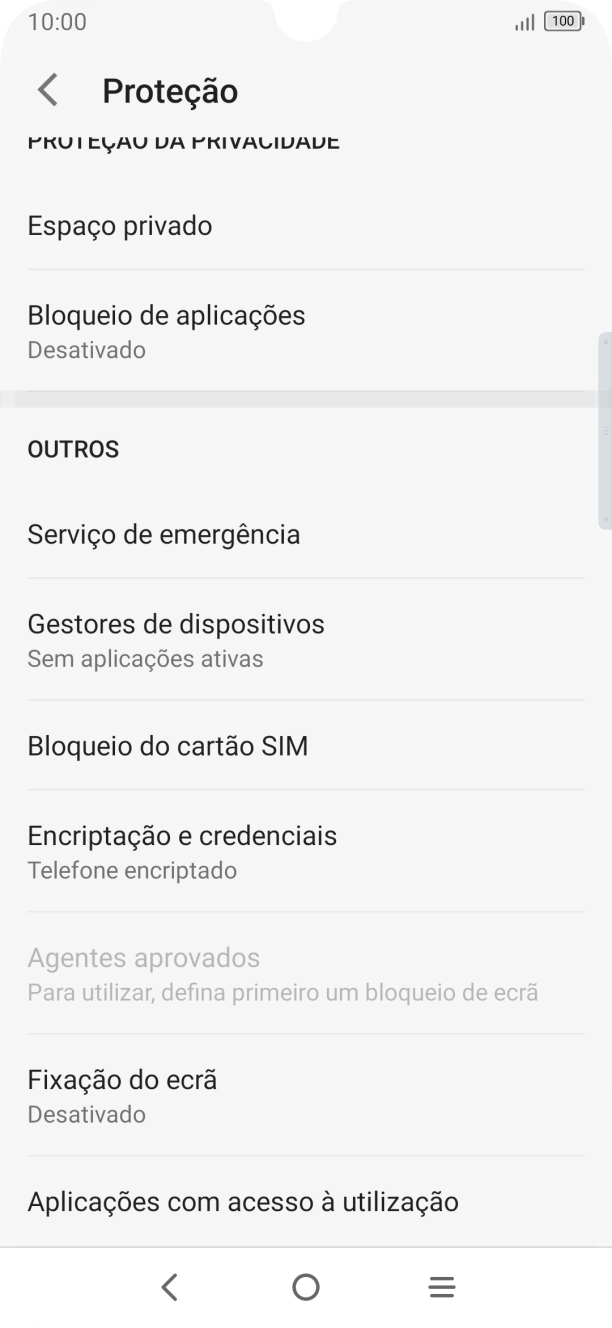 Prima Bloqueio do cartão SIM.