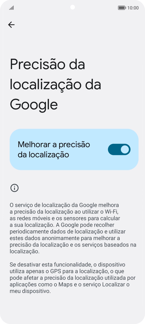 Se premir o indicador junto a 