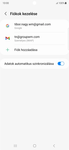 A befejezéshez, és ahhoz, hogy visszatérhess a főképernyőhöz, nyomd meg a főgombot.