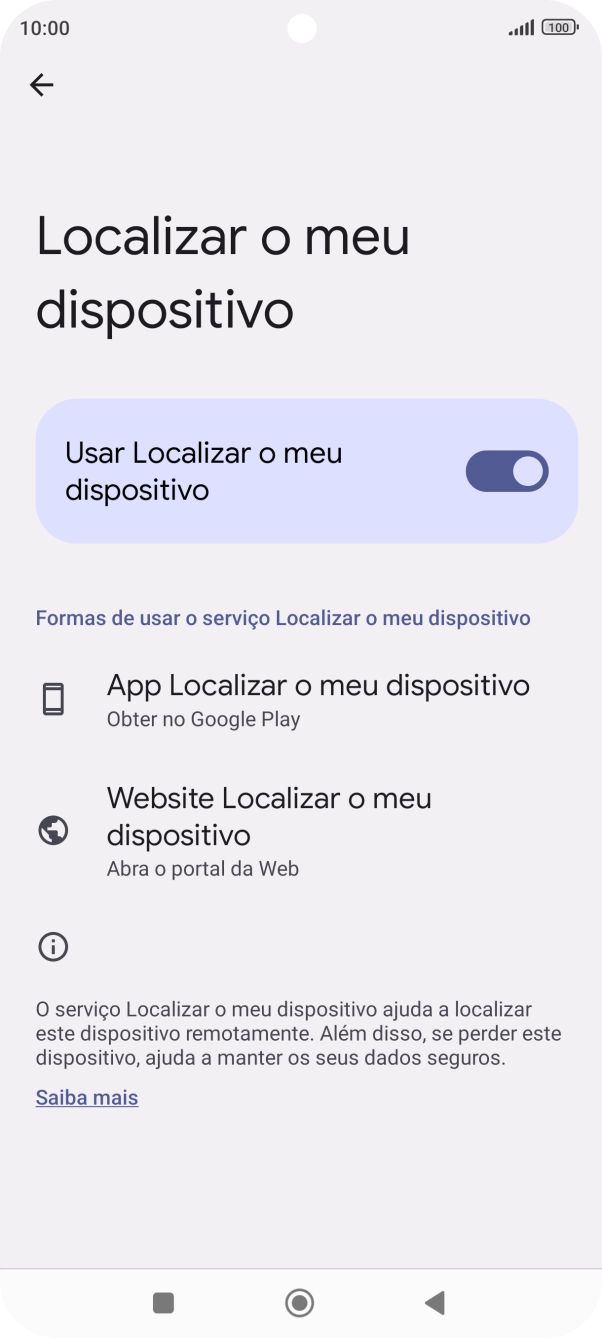 Prima a tecla de início para terminar e voltar ao ecrã inicial.