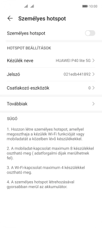 Válaszd a Készülék neve lehetőséget.