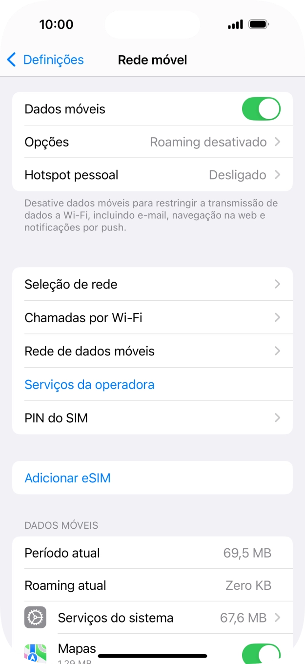 Prima Rede de dados móveis.