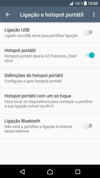 Prima a tecla de início para terminar e voltar ao ecrã inicial.