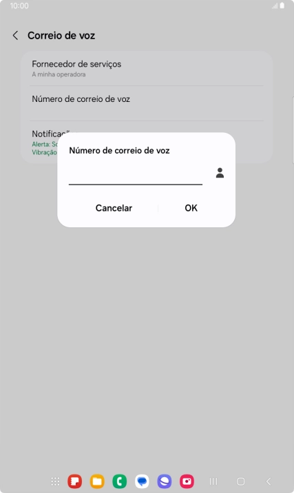 Introduza 123 e prima OK.