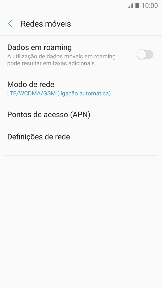 Prima Pontos de acesso (APN).