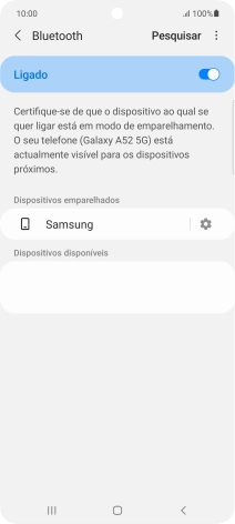 Prima a tecla de início para terminar e voltar ao ecrã inicial.