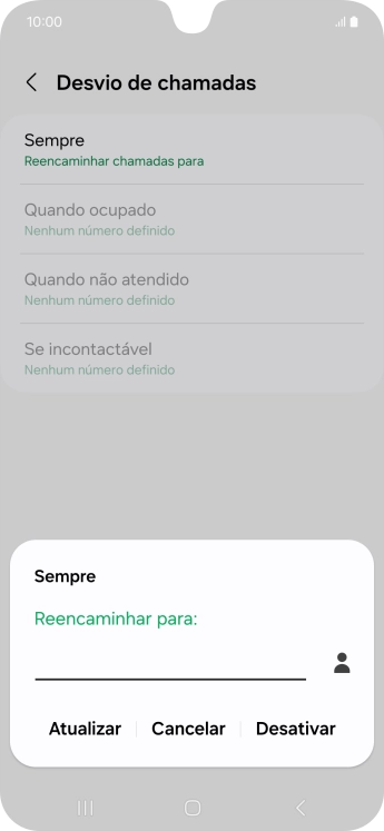 Prima Desativar.