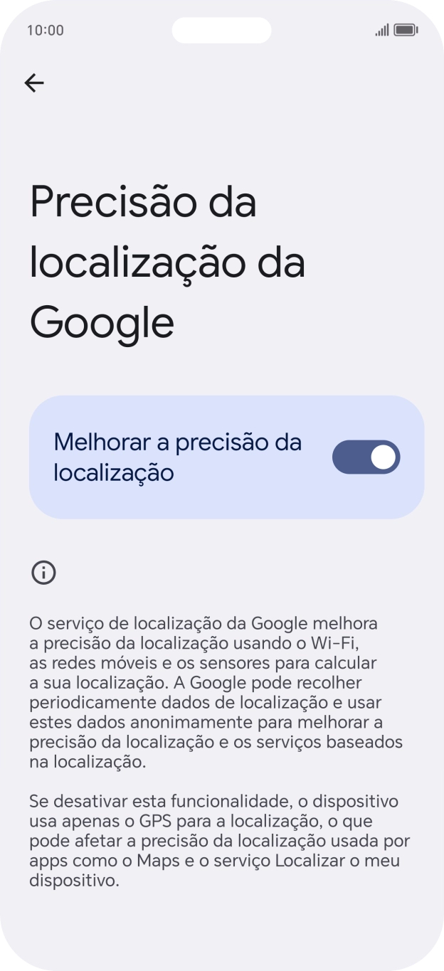 Se premir o indicador junto a 