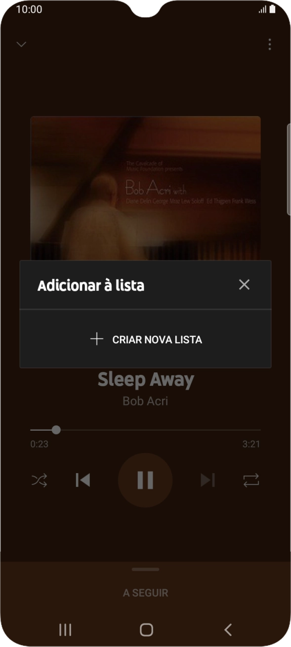 Prima CRIAR NOVA LISTA.