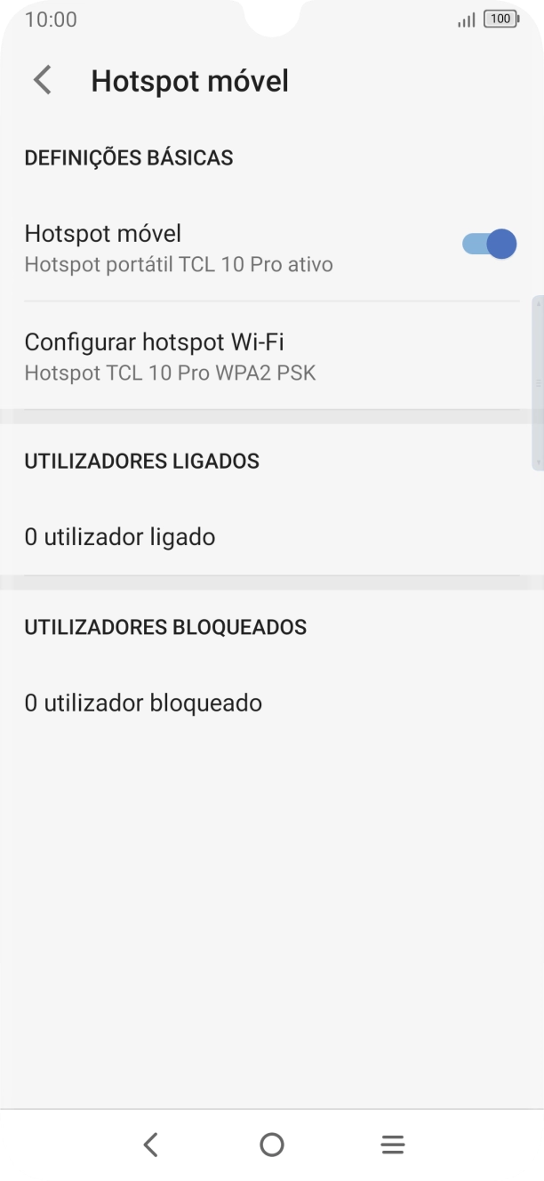Prima a tecla de início para terminar e voltar ao ecrã inicial.