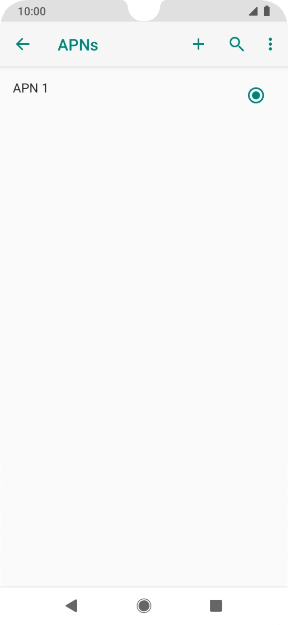 Prima o ícone de nova ligação de dados.