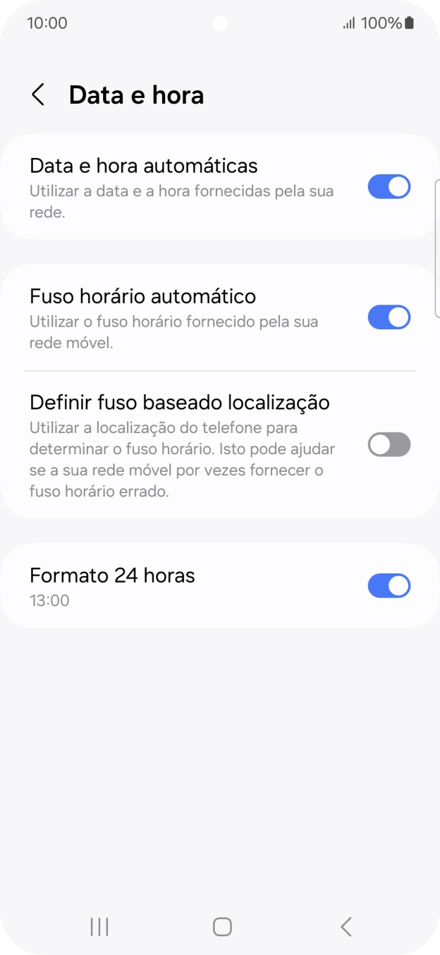 Prima a tecla de início para terminar e voltar ao ecrã inicial.