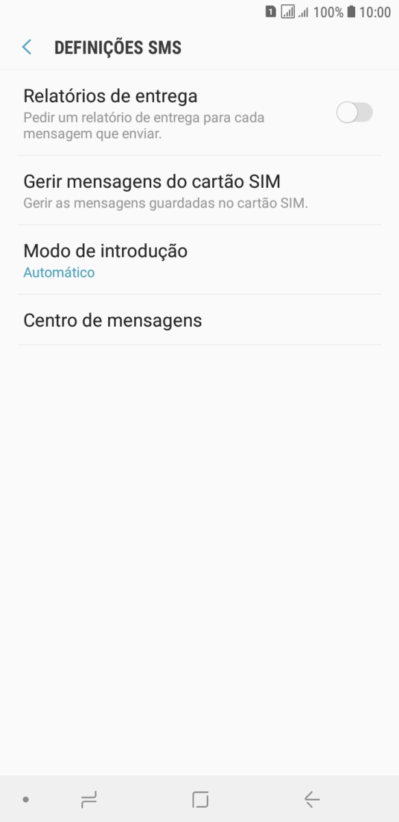 Prima Centro de mensagens.