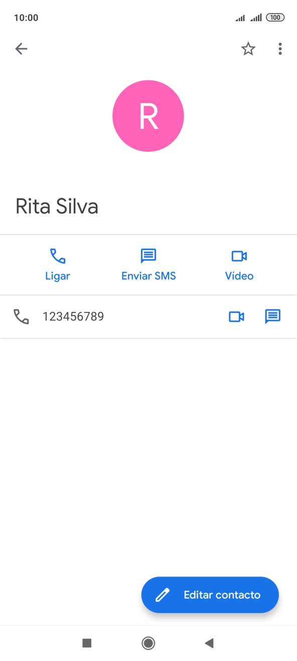 Prima o número pretendido.