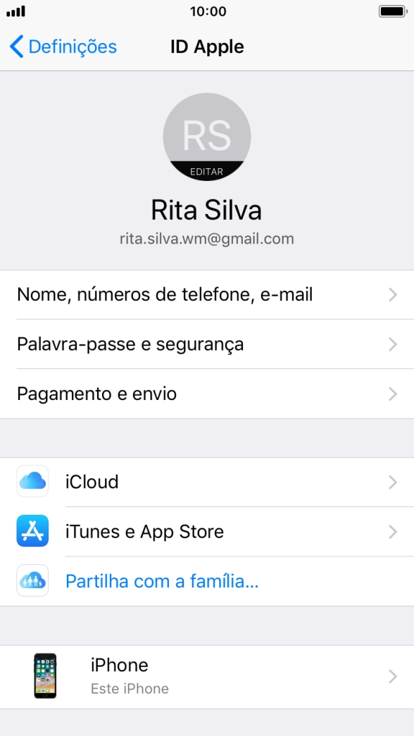 Prima iCloud.