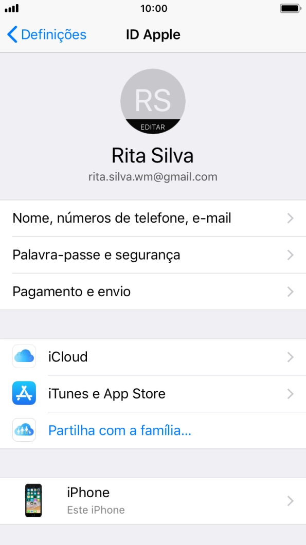Prima a tecla de início para terminar e voltar ao ecrã inicial.