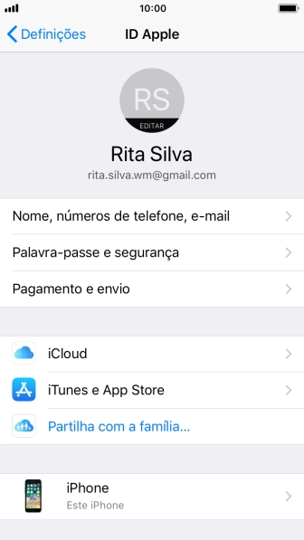 Prima iCloud.