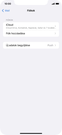 Válaszd a Fiók hozzáadása lehetőséget.